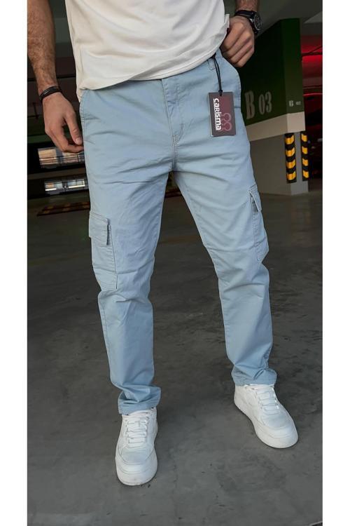 Kargo Baggy Açık Yeşil Jeans