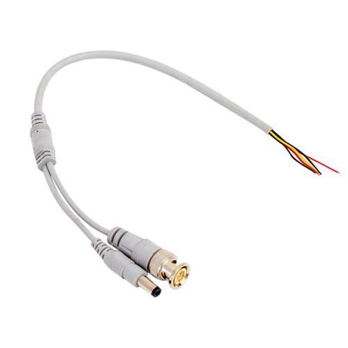 BNC GÜVENLİK KABLOSU   (BNC+PO WER JACKLI 20 CM)-Findit