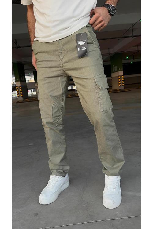 Kargo Baggy Açık Yeşil Jeans