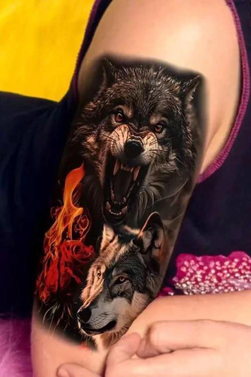Kurt Figürlü Geçici Dövme Tattoo