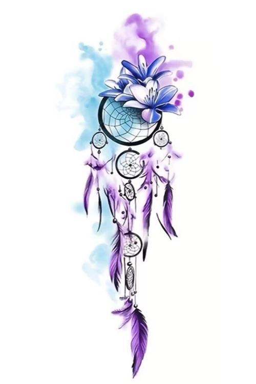 Düş Kapanı Figürlü Geçici Mini Dövme Tattoo