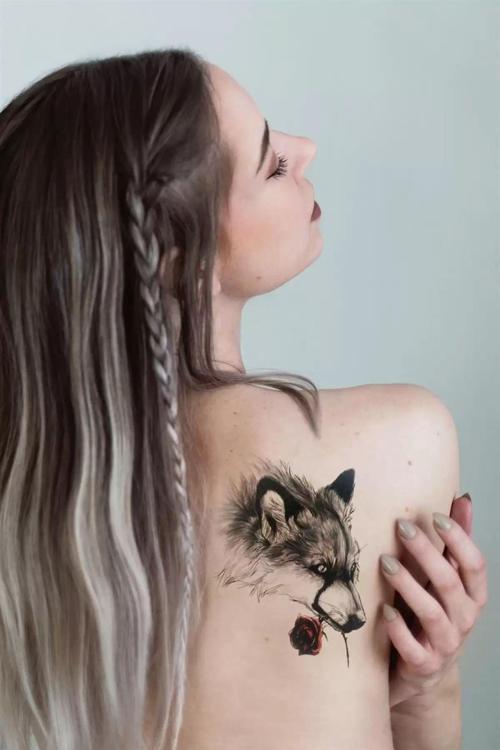 Kurt Figürlü Geçici Dövme Tattoo