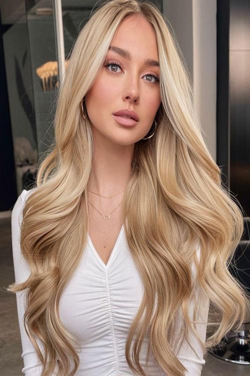 Isıya Dayanıklı Yarımay Çıt Çıt Saç -16# - Bal Köpüğü - Dalgalı - 60 Cm - 110 Gr