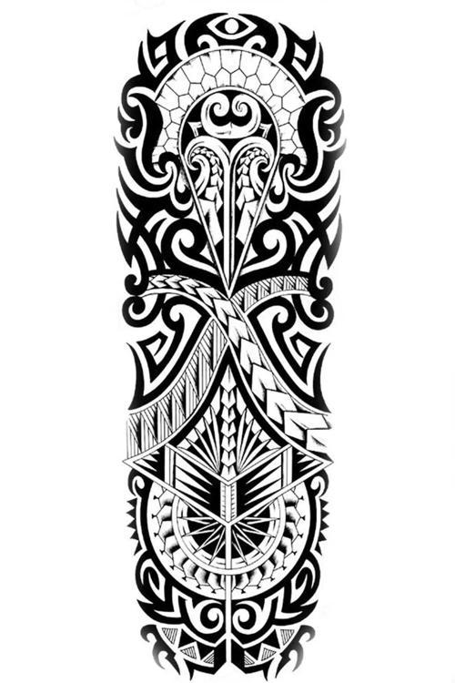 Geçici Tribal Figürlü Dövme Tattoo