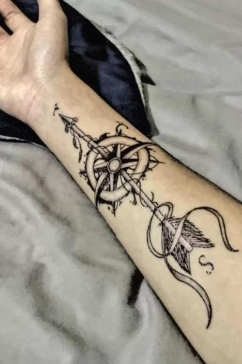 Pusula Figürlü Geçici Dövme Tattoo
