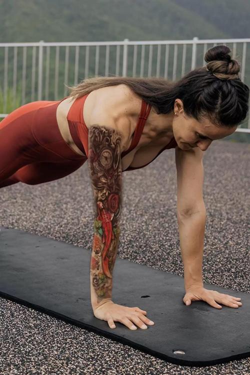 Balık ve Saat Geçici Kol  Dövme Tattoo