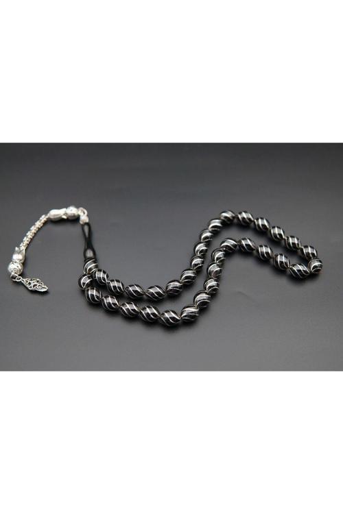 6'lı gümüş işleme çeşni oltutaşı tesbih