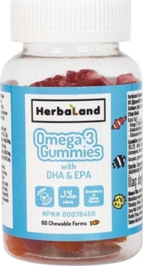 Kids Omega 3 With Dha And Epa 60 Çiğnenebilir Form