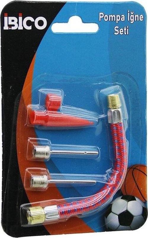 4 PCS POMPA İĞNE - HORTUM SETİ TOP - BİSİKLET LASTİK ŞİŞİRME (5060)