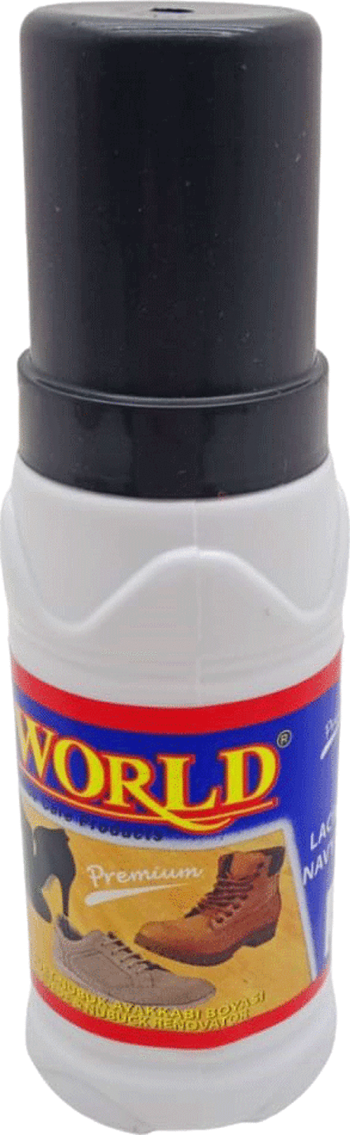 WORLD SÜET NUBUK LİKİT LACİVERT AYAKKABI BOYASI 100ML (5060)