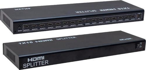 16 PORT 1080P 4KX2K 3D 16 PORT HDMI SPLITTER DAĞITICI  GO50605989230