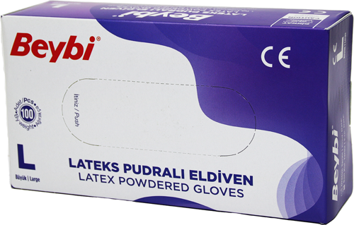 BEYBİ L PUDRALI MUAYENE ELDİVENİ 100LÜ  GO50602360460