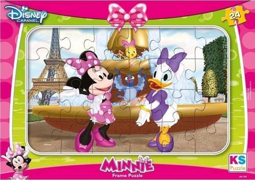Puzzle 24 Parça Minnie Mouse Frame Puzzle