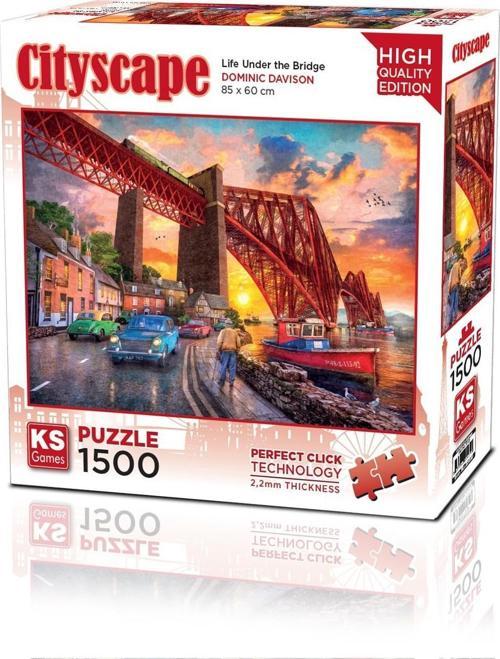 Forth Bridge At Sunset 1500 Parça Puzzle