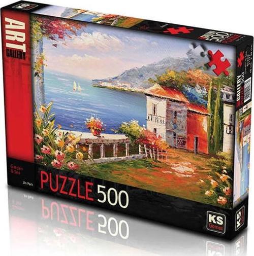 Puzzle 500 Parça Garden Sea Jin Park 500 Parça Puzzle