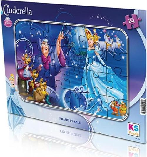 Puzzle Cinderella 24 Parça Frame Puzzle