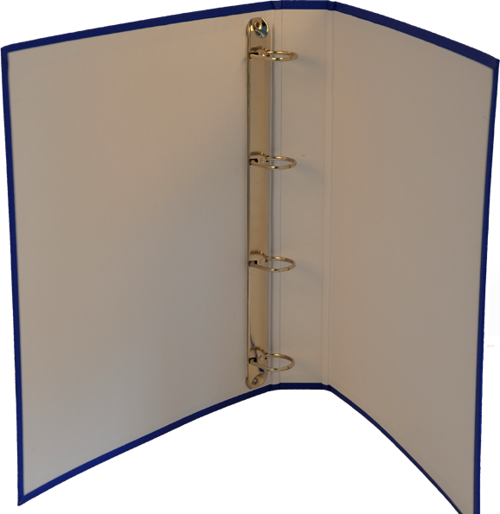 Talebe Klasörü Pvc 4 Halkalı A4 Mavi (20 Li Paket)