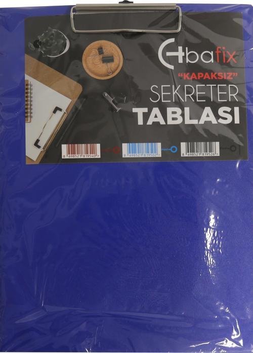 Kapaksız Sekreterlik Plastik A4 Mavi (60 Lı Paket)