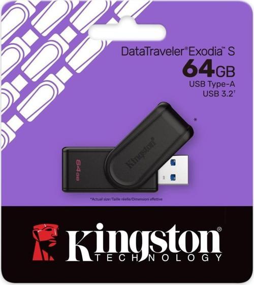 Kıngston 64GB USB 3.2 Exodia S Usb Flash Bellek DTXS/64GB