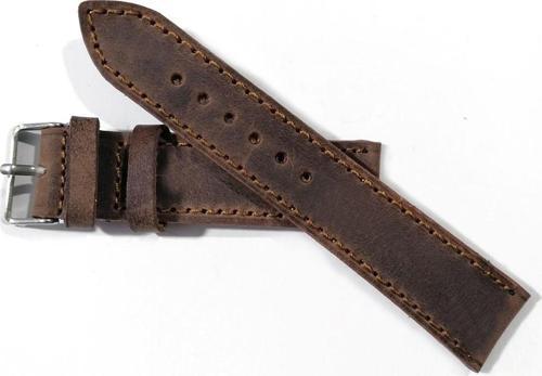 Greyzi Deri  Her Saate &Fosil  Uygun Saat Kordonu 24  Mm Kahve
