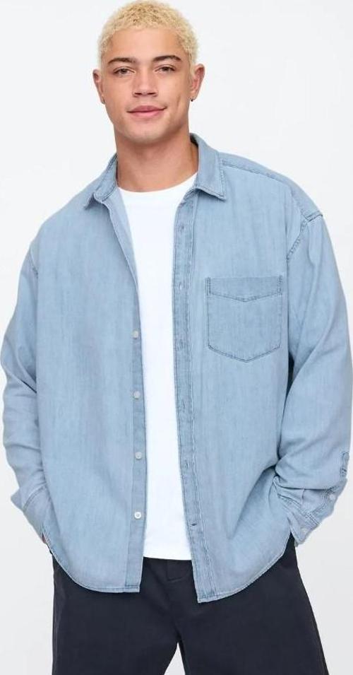 Denim Big Gömlek 589582 Erkek Kot Gömlek