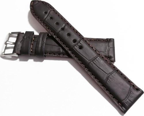 &Her Saate Uyumlu Hakiki  Dana  Derisi  Saat Kordonu 20   Mm ( 127 )  Mat Kahverengi