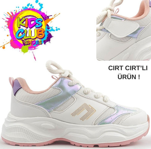 Cool Birian Bağcık Görünümlü Cırt Cırtlı Sneaker Ortopedik Çocuk Spor Ayakkabı