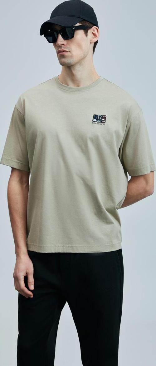 111020248 Mask Modern Grafik T- Shirt Erkek Tişort