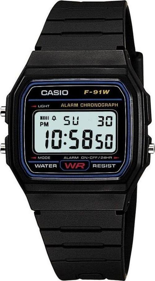 Standart F-91W-1DG Siyah Kol Saati