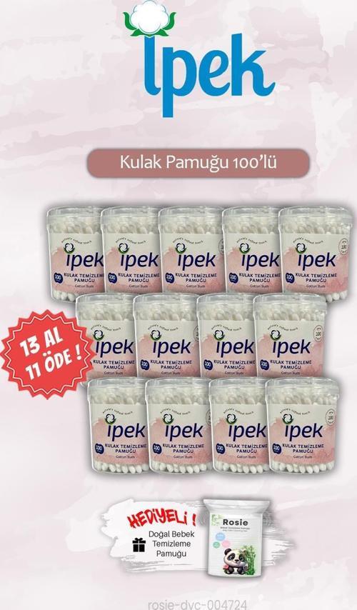 13 AL 11 ÖDE Kulak Pamuğu 100' lü ve ROSIE Hediye