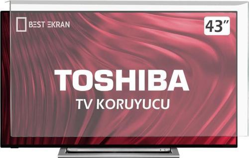 Toshiba 43UV3463DT TV EKRAN KORUYUCU - Toshiba 43" inç 108 Ekran 4K Ultra HD VİDAA Smart LED TV Ekran Koruyucu