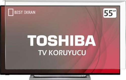 Toshiba 55UV3463DT Tv Ekran Koruyucu - Toshiba 55" inç  139 Ekran Uydu Alıcılı 4K Ultra HD Smart VİDAA LED TV Ekran Koru