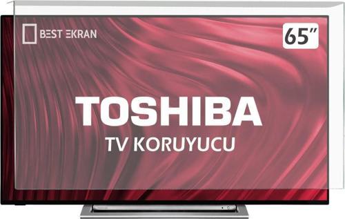 Toshiba 65UV3463DT Tv Ekran Koruyucu - Toshiba 65" inç 164 Ekran 4K Ultra HD VİDAA Smart LED Tv Koruyucu