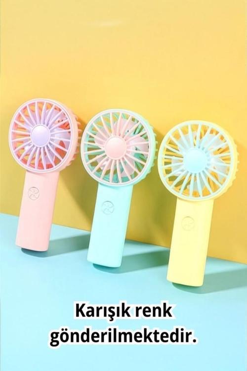 Mini Fan Usb Vantilatör El Fanı Taşınabilir Vantilatör Şarjlı