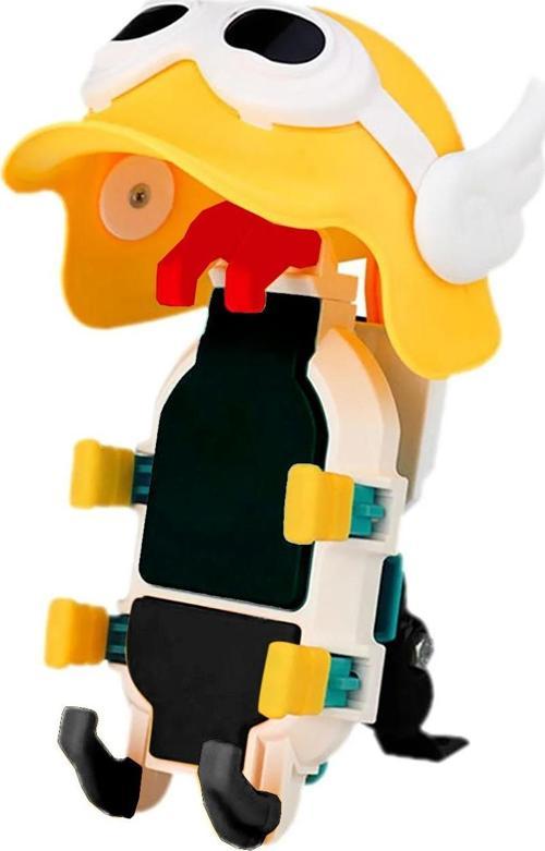 Motosiklet Telefon Tutucu Ayna Bağlantılı Titreşim Modüllü Güneş ve Yağmur Koruma Sarı