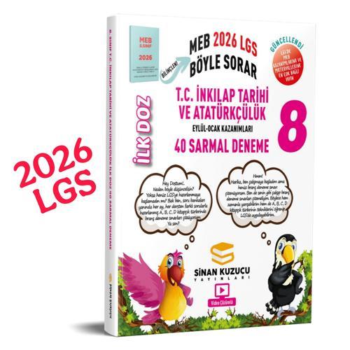 8. Sınıf | İlk Doz Sarmal Branş Denemeleri T.C. İNKILAP TARİHİ VE ATATÜRKÇÜLÜK ( 2026 LGS ) - sinan kuzucu