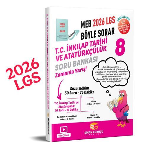 8. Sınıf 2026 Lgs Meb Böyle Sorar T.C. İNKILAP TARİHİ VE ATATÜRKÇÜLÜK Soru Bankası Video Çözümlü - sinan kuzucu