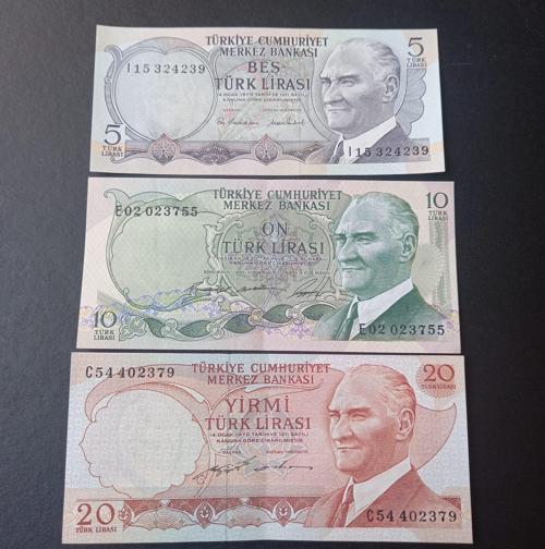 39963685473642b410 6.Emisyon 5/10/20Türk Lirası ÇÇT/ÇA/ÇİL Eski kağıt para