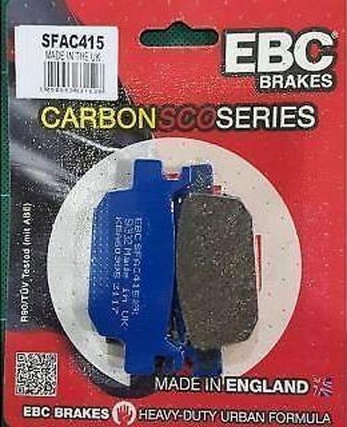 Sfac415 2022-2025 Honda ADV 350 Uyumlu Arka Fren Balatası Karbon Balata