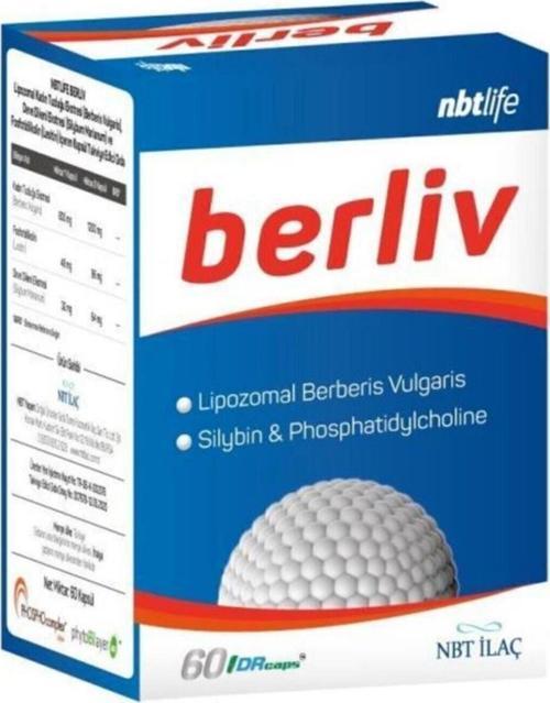 Berliv Lipozamal Berberin 60 Kapsül