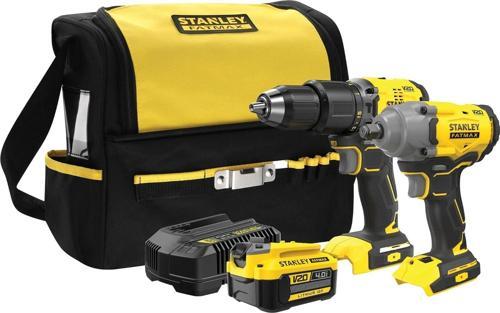 Fatmax 18V Şarjlı Kömürsüz Darbeli Matkap & Şarjlı Somun Sıkma 1x4Ah Akü - SFMCK217M1S