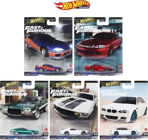 Premium 2024 Fast Furious 5'li Set