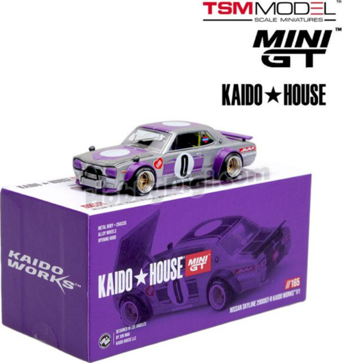 Kaido House Nissan Skyline 2000GT-R KPGC10 1:64 Diecast Model Araba KHMG165