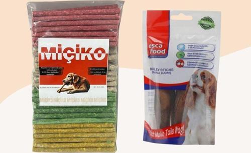 100Lü Renkli Munchy Köpek Ödülü + Dana Kamış 100Gr