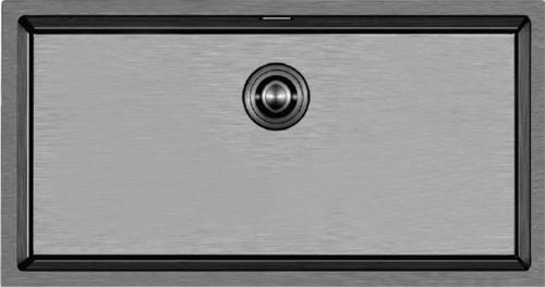 Stella 4470 PVD Füme Siyah Paslanmaz Çelik Mutfak Eviyesi