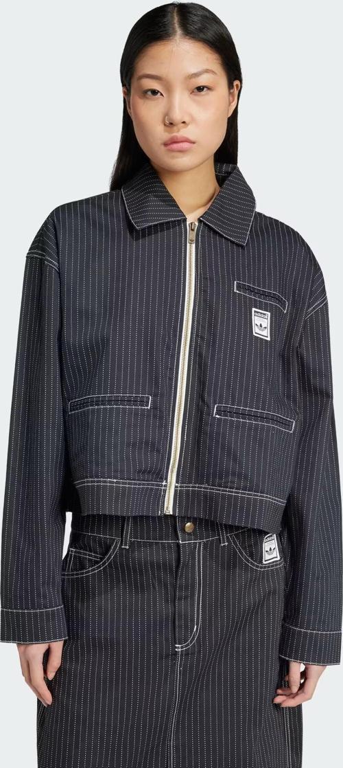 Kadın Günlük Eşofman Üstü Aop Crop Jacket Jj3141