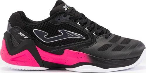 Kadın Tenis Tenis Ayakkabı Set Lady 2401 Black Fuchsıa Tselw2401Ac