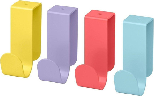 1 Lätthet Kanca Ve Klips, Çok Renkli, 4 Adet Metal Çok Renkli