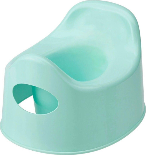 Çocuk Lazımlığı Yükseklik 18 Cm İkea Pratik Kaymaz Lazımlık Turkuaz Renk Plastik Adaptör