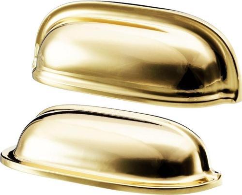 Eneryda 89 Mm 2 Adet Gold Altın Pirinç Kulp Mobilya Dolap Çekmece Kulbu Kulpları